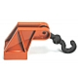 Duplo, Toolo Base 2 x 2 with Hook (4662) - Dark Orange