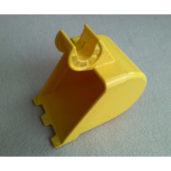 Duplo, Toolo Digger Bucket with 3 Teeth - Yellow