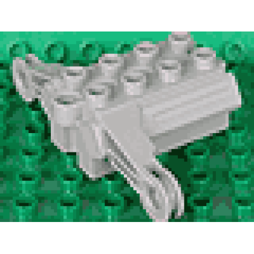 Деталь LEGO 31382c01 Duplo, Toolo Engine Block - Light Gray