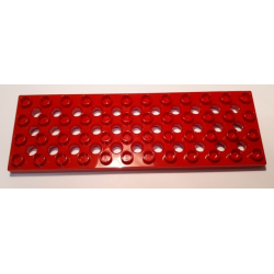 Duplo, Toolo Plate 4 x 12 - Red