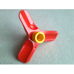 Duplo, Toolo Propeller Small with Yellow Screw - Red