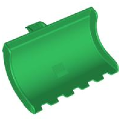 Деталь LEGO 6294 Duplo, Toolo Scoop 6 x 4 x 3 - Green