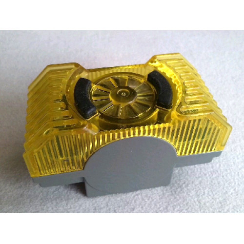 Деталь LEGO x1225c01 Duplo, Toolo Siren with Dark Gray Base - Trans-Yellow