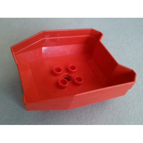 Деталь LEGO 6311 Duplo, Toolo Tipper Bucket - Red