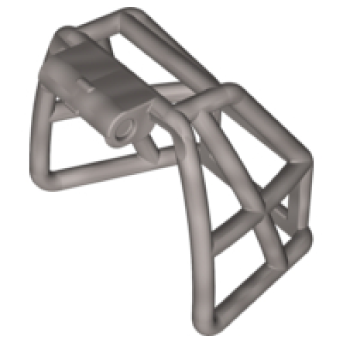 Деталь LEGO 45146 Duplo, Toolo Windscreen Roll Cage - Flat Silver