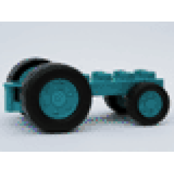 Duplo Backhoe Base - Dark Turquoise