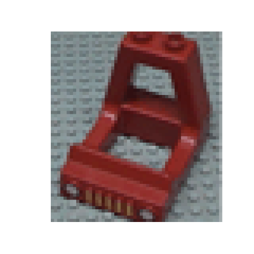 Деталь LEGO 2028 Duplo Cabin Truck with Headlights - Red