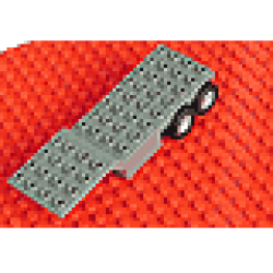 Duplo Trailer Four Rear Wheels, Elevated Front End, 4 x 12 - Dark Bluish Gray Duplo Trailer Four Rear Wheels, Elevated Front End, 4 x 12 - Dark Bluish Gray