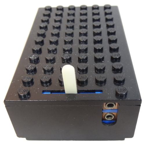 Деталь LEGO bb0045c02 Electric 4.5V Battery Box 6 x 11 x 3 Type II for 1-Prong & 2-Prong Connectors - Black