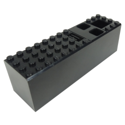 Electric 9V Battery Box 4 x 14 x 4 Cover - Black