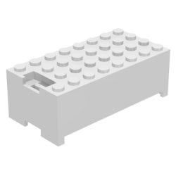 Electric 9V Battery Box Small - White