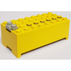 Electric 9V Battery Box Small without Battery Cover - Yellow