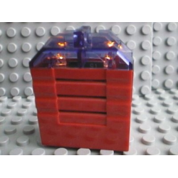 Electric, Light & Sound Siren 4 x 2 x 4 Jack Stone (Undetermined Type) - Red