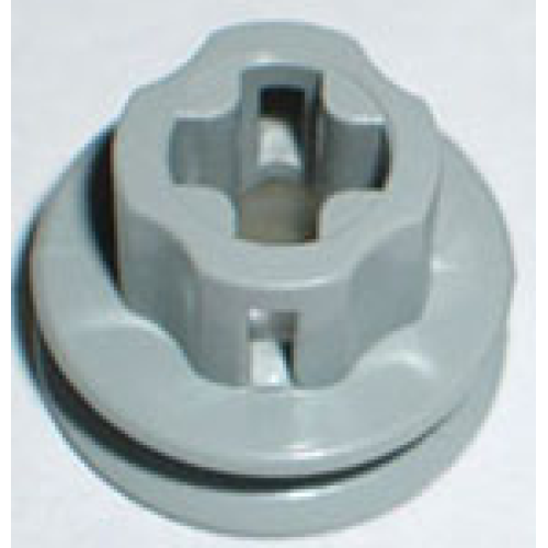 Деталь LEGO 2983 Electric, Motor 9V Micromotor Pulley - Light Bluish Gray