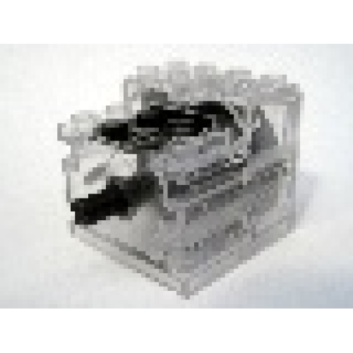 Деталь LEGO 71427c01 Electric, Motor 9V Mini-Motor, Heavier Weight - Trans-Clear