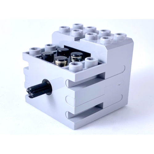 Деталь LEGO 43362c01 Electric, Motor 9V Mini-Motor, Lighter Weight - Light Bluish Gray