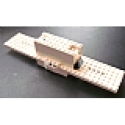 Electric, Train 9V RC Train Base 6 x 30 with IR Receivers - White