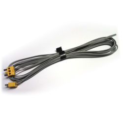 Electric, Wire 12V / 4.5V with two Variable Color 2-prong connectors, 375 Studs (3m) Long -- list under connector color - Yellow