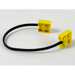 Electric, Wire with Brick 2 x 2 x 2/3 Ends 20L - Yellow