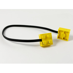 Electric, Wire with Brick 2 x 2 x 2/3 Ends 26L - Yellow