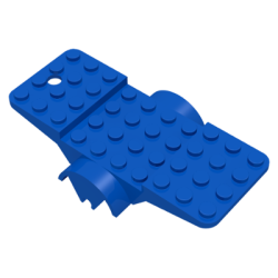 Fabuland Airplane Base 10 x 4 - Blue