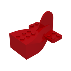 Fabuland Airplane Tail - Red