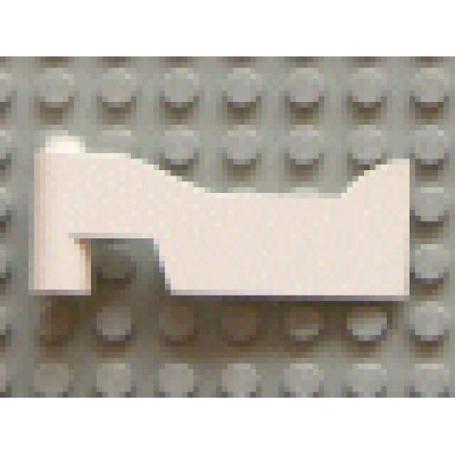 Деталь LEGO fabah1 Fabuland Car Door Left - White