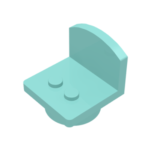 Деталь LEGO 4222 Fabuland Chair - Aqua