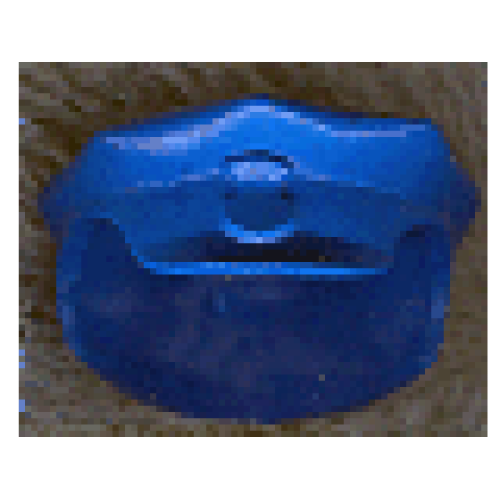 Деталь LEGO x623 Fabuland Figure Headgear Police Hat - Blue