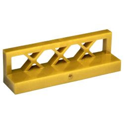 Fence 1 x 4 x 1 Lattice - Pearl Gold