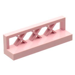 Fence 1 x 4 x 1 Lattice - Pink