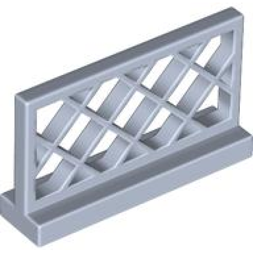 Деталь LEGO 3185 Fence 1 x 4 x 2 Lattice - Light Violet