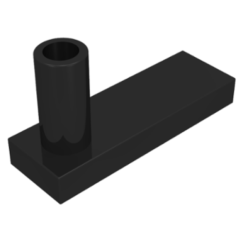 Деталь LEGO 3359 Fence Gate 1 x 3 x 2 Base - Black