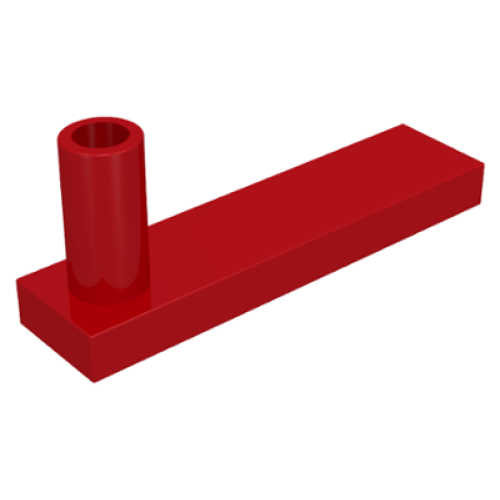 Деталь LEGO 3187 Fence Gate 1 x 4 x 2 Base - Red