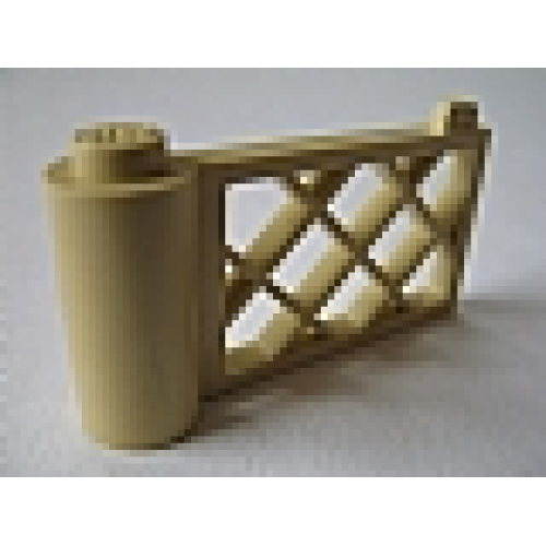 Деталь LEGO 3186 Fence Gate 1 x 4 x 2 Lattice - Tan
