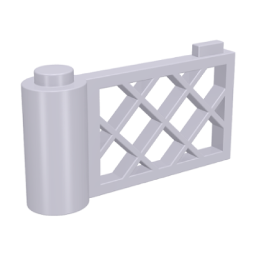 Деталь LEGO 3186 Fence Gate 1 x 4 x 2 Lattice - Light Violet
