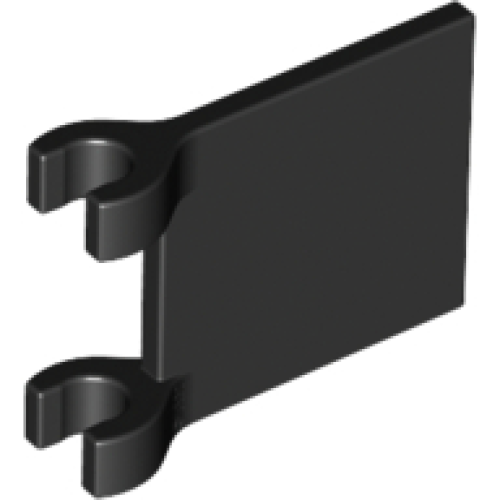 Деталь LEGO 2335 Flag 2 x 2 Square - Black