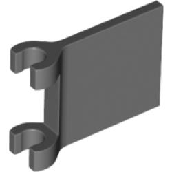 Flag 2 x 2 Square with Flared Edge - Dark Bluish Gray