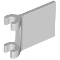 Flag 2 x 2 Square with Flared Edge - Light Bluish Gray