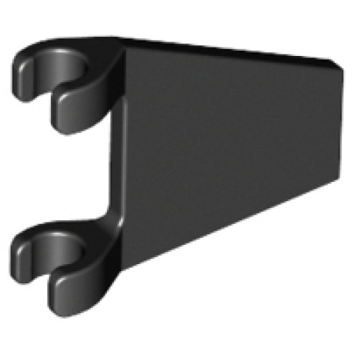 Деталь LEGO 44676 Flag 2 x 2 Trapezoid - Black