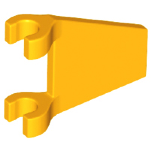 Деталь LEGO 44676 Flag 2 x 2 Trapezoid - Bright Light Orange