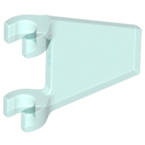 Деталь LEGO 44676 Flag 2 x 2 Trapezoid - Trans-Light Blue