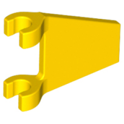 Flag 2 x 2 Trapezoid - Yellow