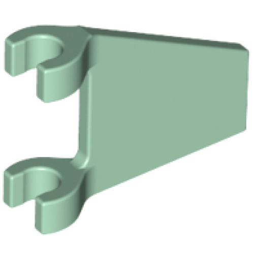 Деталь LEGO 44676 Flag 2 x 2 Trapezoid - Sand Green
