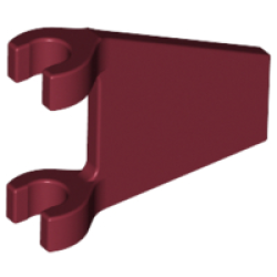 Flag 2 x 2 Trapezoid - Dark Red