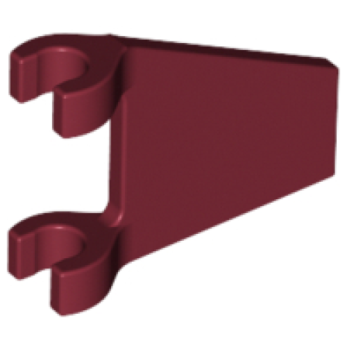 Деталь LEGO 44676 Flag 2 x 2 Trapezoid - Dark Red