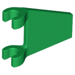 Flag 2 x 2 Trapezoid - Green