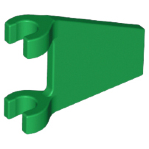 Деталь LEGO 44676 Flag 2 x 2 Trapezoid - Green