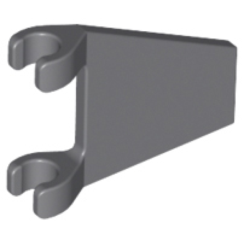 Деталь LEGO 44676 Flag 2 x 2 Trapezoid - Dark Bluish Gray