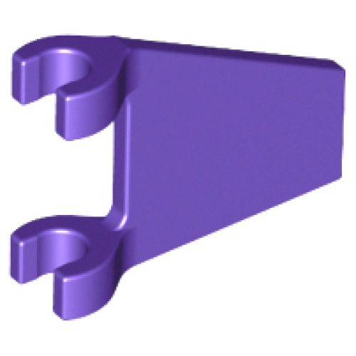 Деталь LEGO 44676 Flag 2 x 2 Trapezoid - Dark Purple